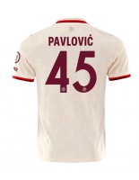 Moške Nogometnih dresov Bayern Munich Aleksandar Pavlovic #45 Tretji 2024-25 Kratki rokavi